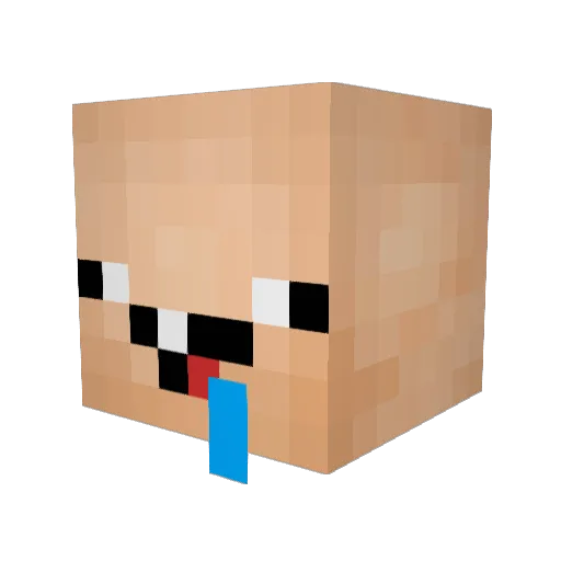 B0mb0clat69 Minecraft avatar head, 3D render