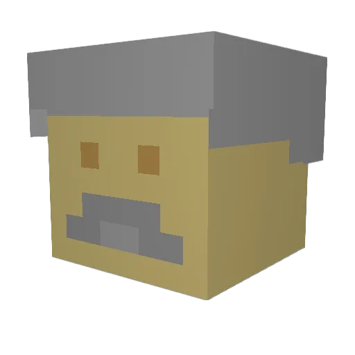 B0ntys Minecraft avatar head, 3D render