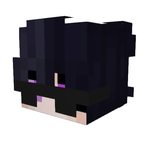B0ss_yt Minecraft avatar head, 3D render