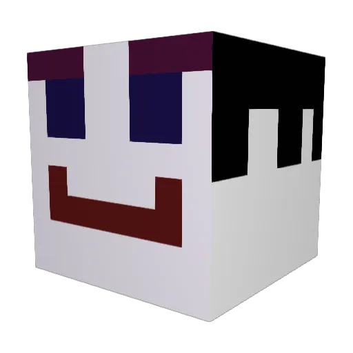 B0tHarrald Minecraft avatar head, 3D render
