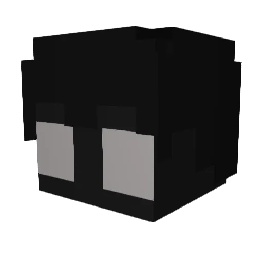 B0uu Minecraft avatar head, 3D render