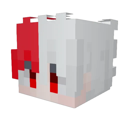B0xK1d Minecraft avatar head, 3D render