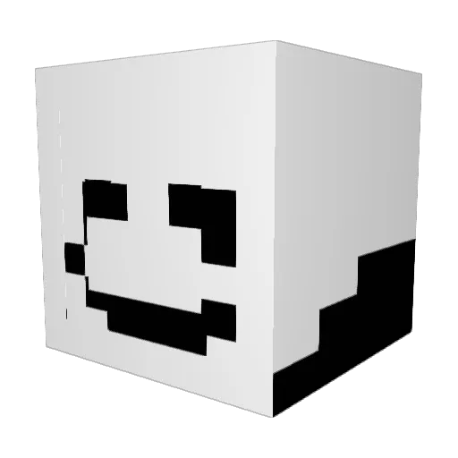 B0xy3 Minecraft avatar head, 3D render