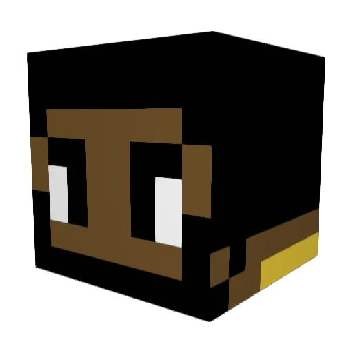 B1LLB0BZ Minecraft avatar head, 3D render