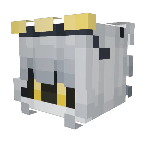 B1SCYSDN Minecraft avatar head, 3D render