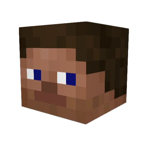 B1aze_ Minecraft avatar head, 3D render