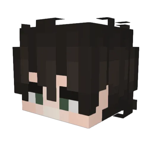 B1gBoyz Minecraft avatar head, 3D render