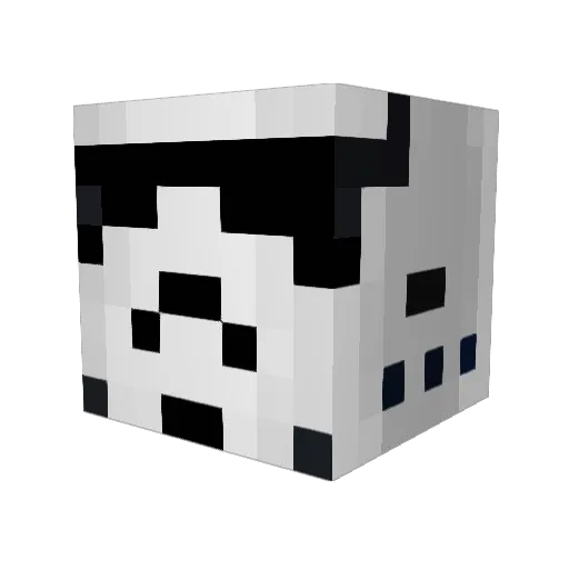 B1gDrum Minecraft avatar head, 3D render