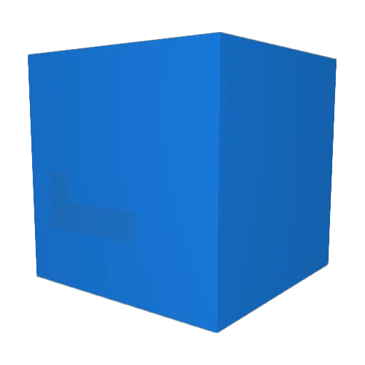 B1oommy Minecraft avatar head, 3D render