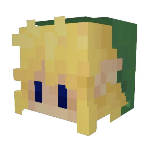 B1rdyB0i Minecraft avatar head, 3D render