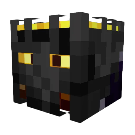 B2431 Minecraft avatar head, 3D render