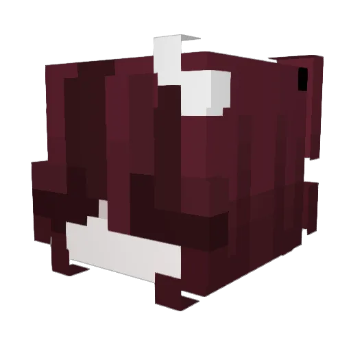 B2TUK4 Minecraft avatar head, 3D render