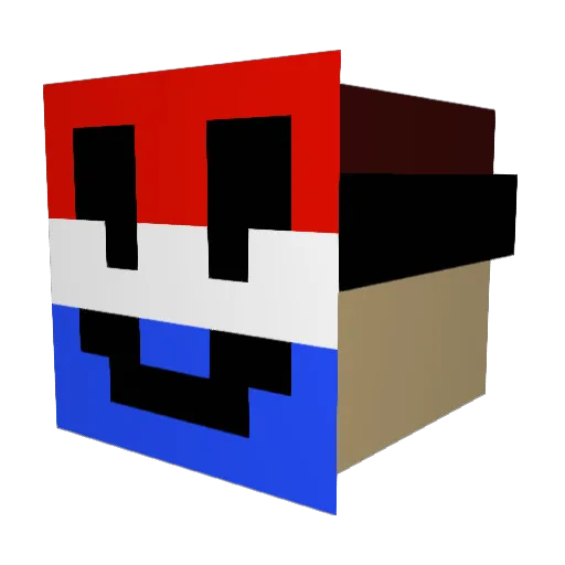 B34tZ_ Minecraft avatar head, 3D render