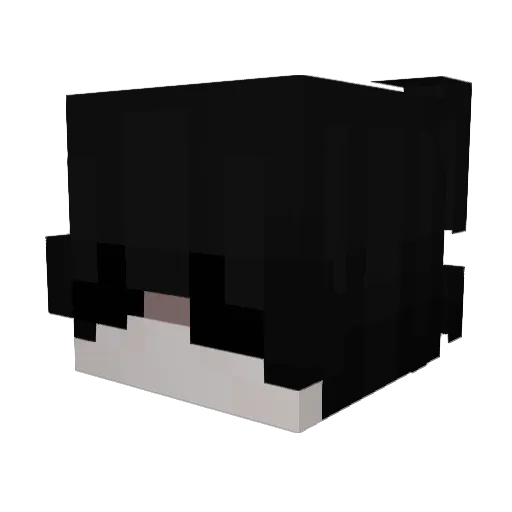 B3L1V3 Minecraft avatar head, 3D render