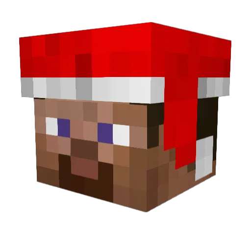 B3LooouL Minecraft avatar head, 3D render