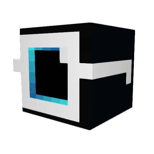 B3RGERSEN Minecraft avatar head, 3D render