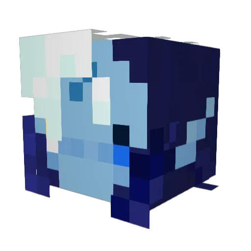 B3an_e Minecraft avatar head, 3D render