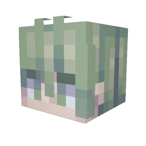 B3ars Minecraft avatar head, 3D render