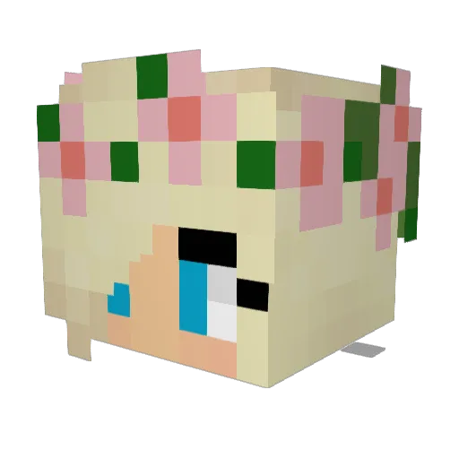 B3lang3r Minecraft avatar head, 3D render