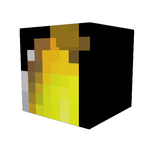 B3lican Minecraft avatar head, 3D render