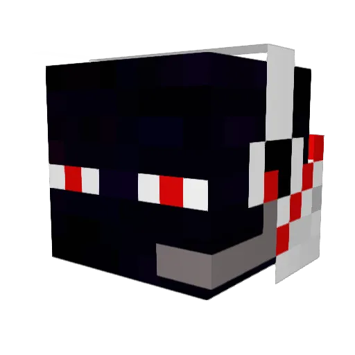 B3nSin Minecraft avatar head, 3D render