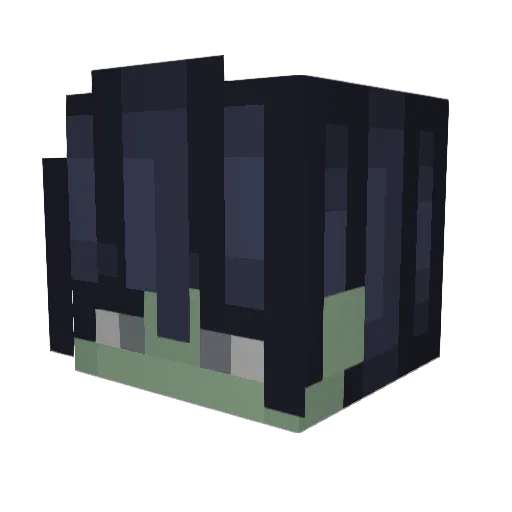 B3nberry Minecraft avatar head, 3D render