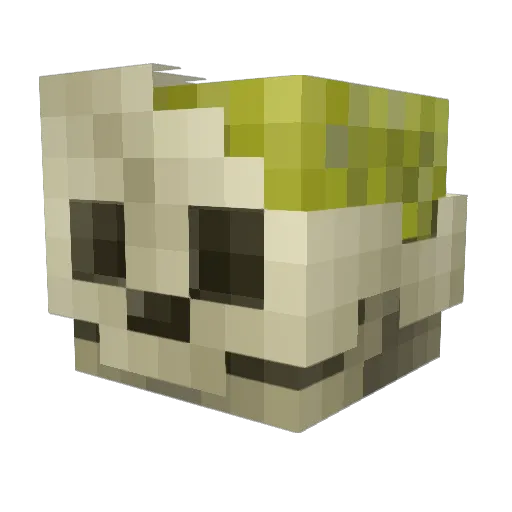 B3ndson Minecraft avatar head, 3D render