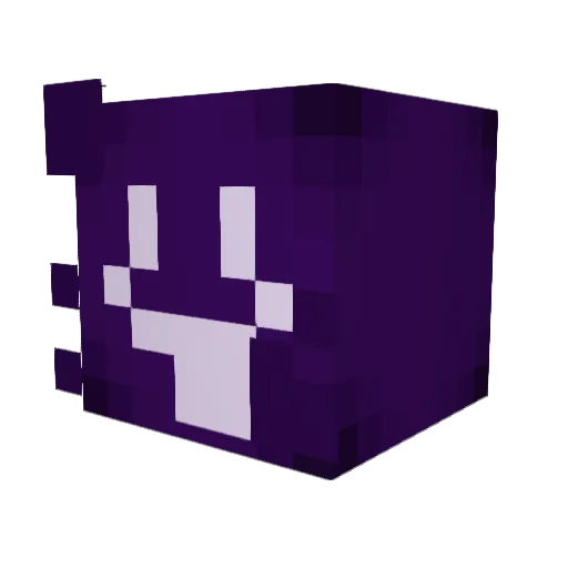 B3tab3l Minecraft avatar head, 3D render