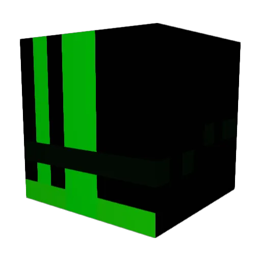 B4FUN Minecraft avatar head, 3D render