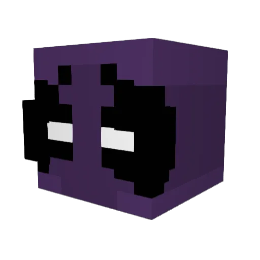 B4R0QUE Minecraft avatar head, 3D render