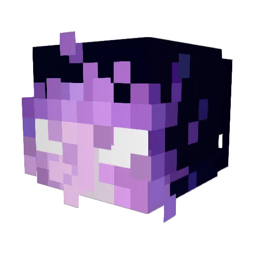 B4dGuy Minecraft avatar head, 3D render
