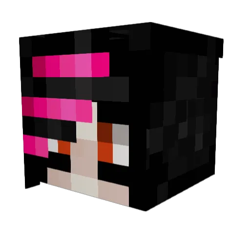 B4gu3tt3m4n Minecraft avatar head, 3D render