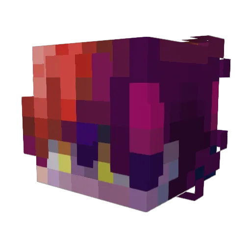 B4k_ Minecraft avatar head, 3D render