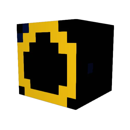 B4n4na2 Minecraft avatar head, 3D render