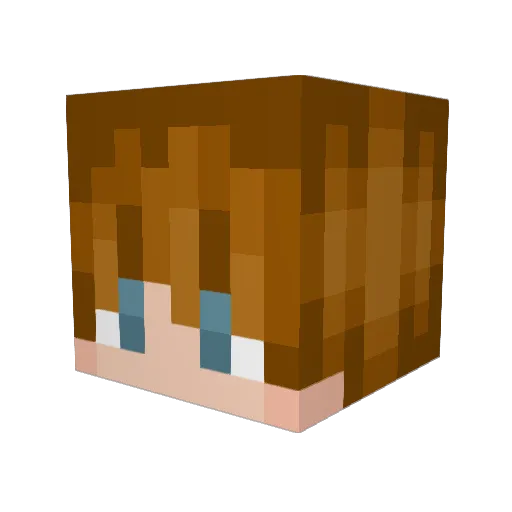 B4silisk08 Minecraft avatar head, 3D render