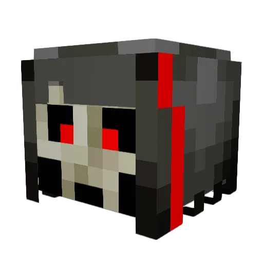 B4uk3B Minecraft avatar head, 3D render
