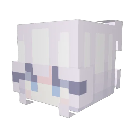 B4uz Minecraft avatar head, 3D render