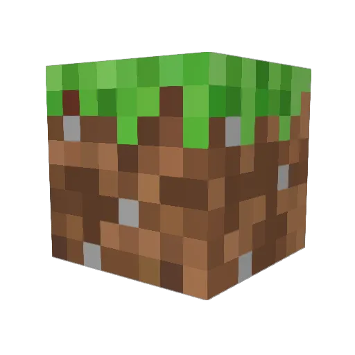 BA1N_ Minecraft avatar head, 3D render