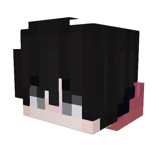 BABAMEN2000 Minecraft avatar head, 3D render