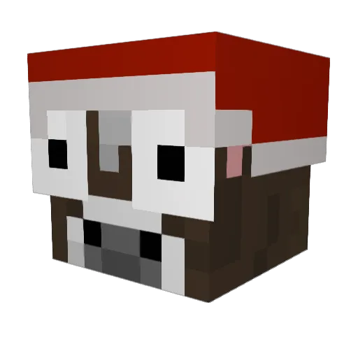 BABBO24 Minecraft avatar head, 3D render