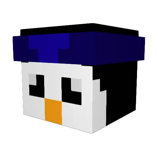 BABYBALSTIC Minecraft avatar head, 3D render