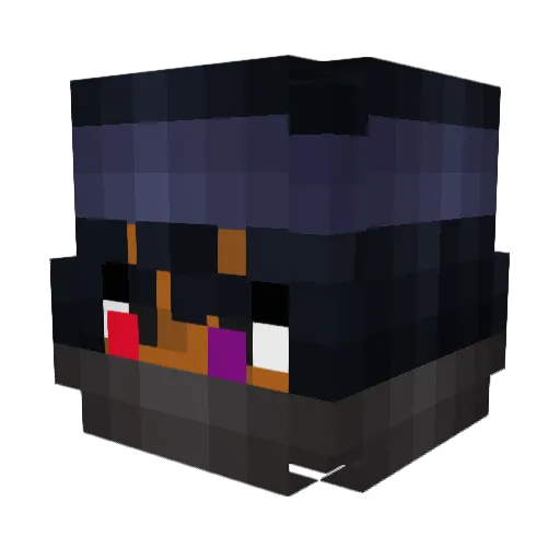 BABY_PLUTO888 Minecraft avatar head, 3D render