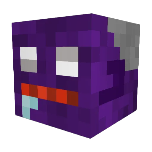 BABYdooda Minecraft avatar head, 3D render