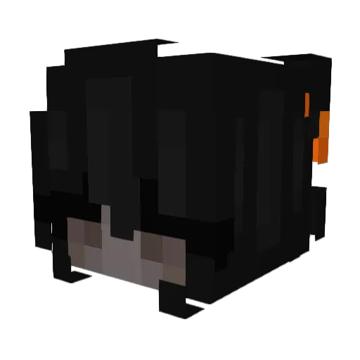 BAC_Simon Minecraft avatar head, 3D render