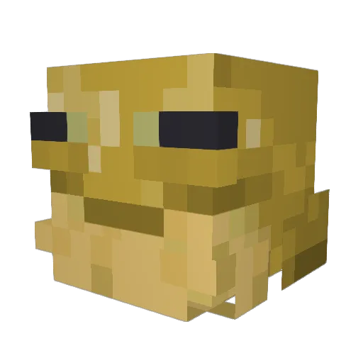 BADBAD2410 Minecraft avatar head, 3D render