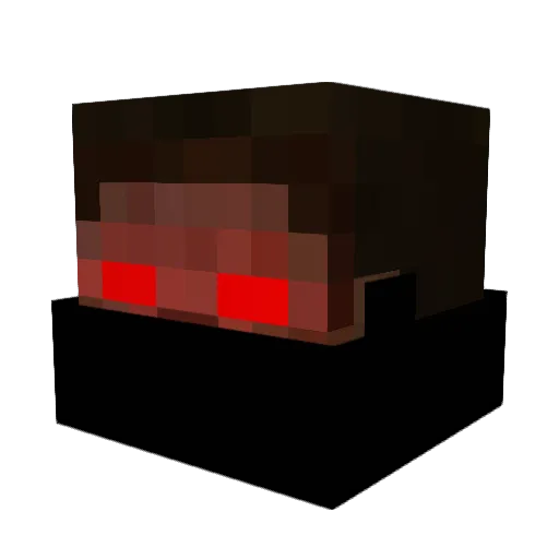 BADRIG_Bang Minecraft avatar head, 3D render