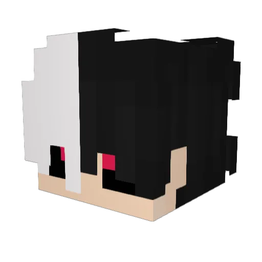 BADdrep0 Minecraft avatar head, 3D render