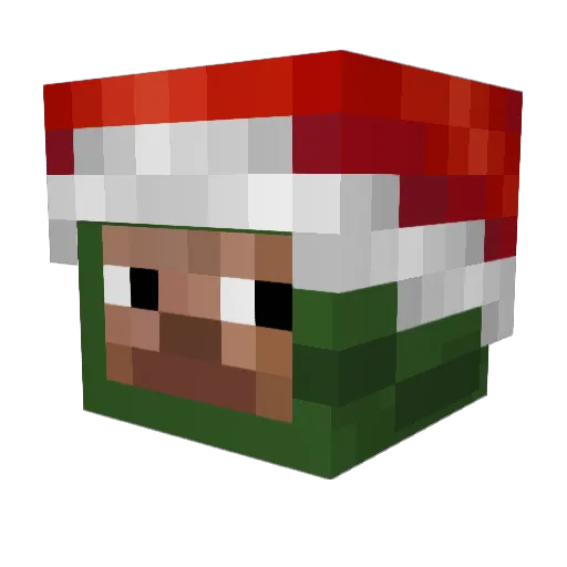 BAEKjm Minecraft avatar head, 3D render