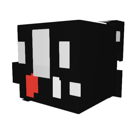 BAHXAPT Minecraft avatar head, 3D render