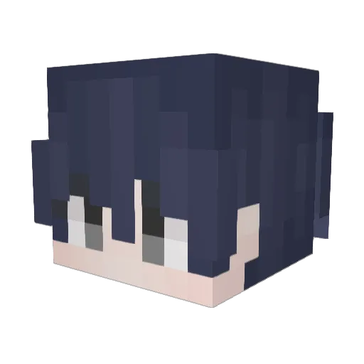 BAIXIANG_O Minecraft avatar head, 3D render